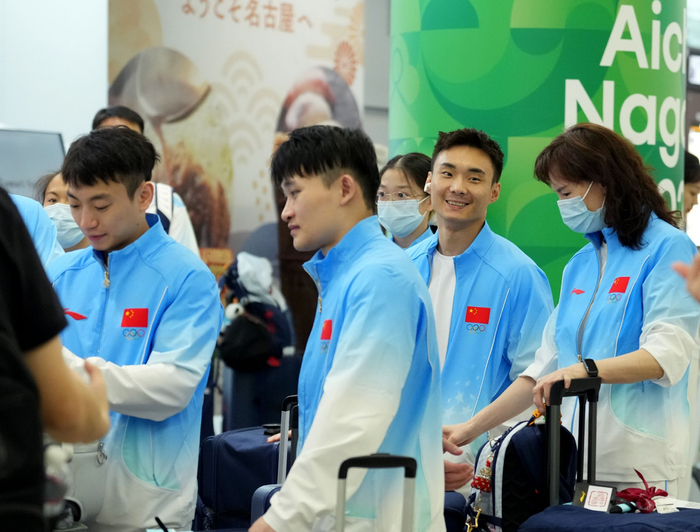 亚运会｜中国体育代表团抵达名古屋